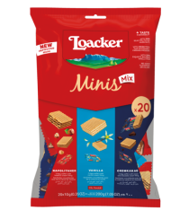 Minis MIX "КРЕМ-КАКАО" "ФУНДУК" "ВАНИЛЬ"