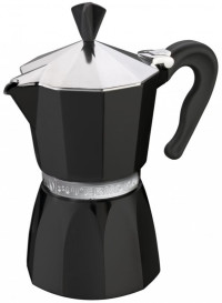 Кофеварка "SUPERMOKA BLACK" 3-х порционная из алюминия, торг.марки G.A.T.