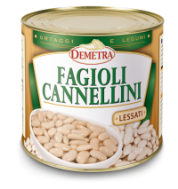 Консервированная белая фасоль "Demetra"