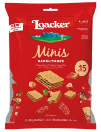 Loacker Classic Вафли мини Napolitaner 150г