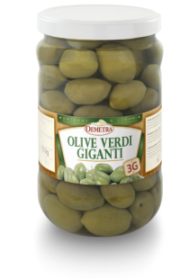 Гигантские зеленые оливки