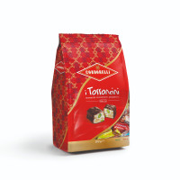 Ассорти конфет из нуги в глазури с орехами