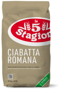 Готовая смесь для приготовления теста на пиццу "5 Stagioni" Ciabatta Romana