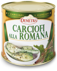 Целые артишоки соте «Alla romana»