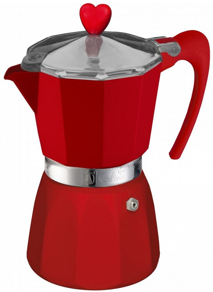 Кофеварка "NEW ROSSANA " 3-х порционная из алюминия, торг.марки G.A.T.