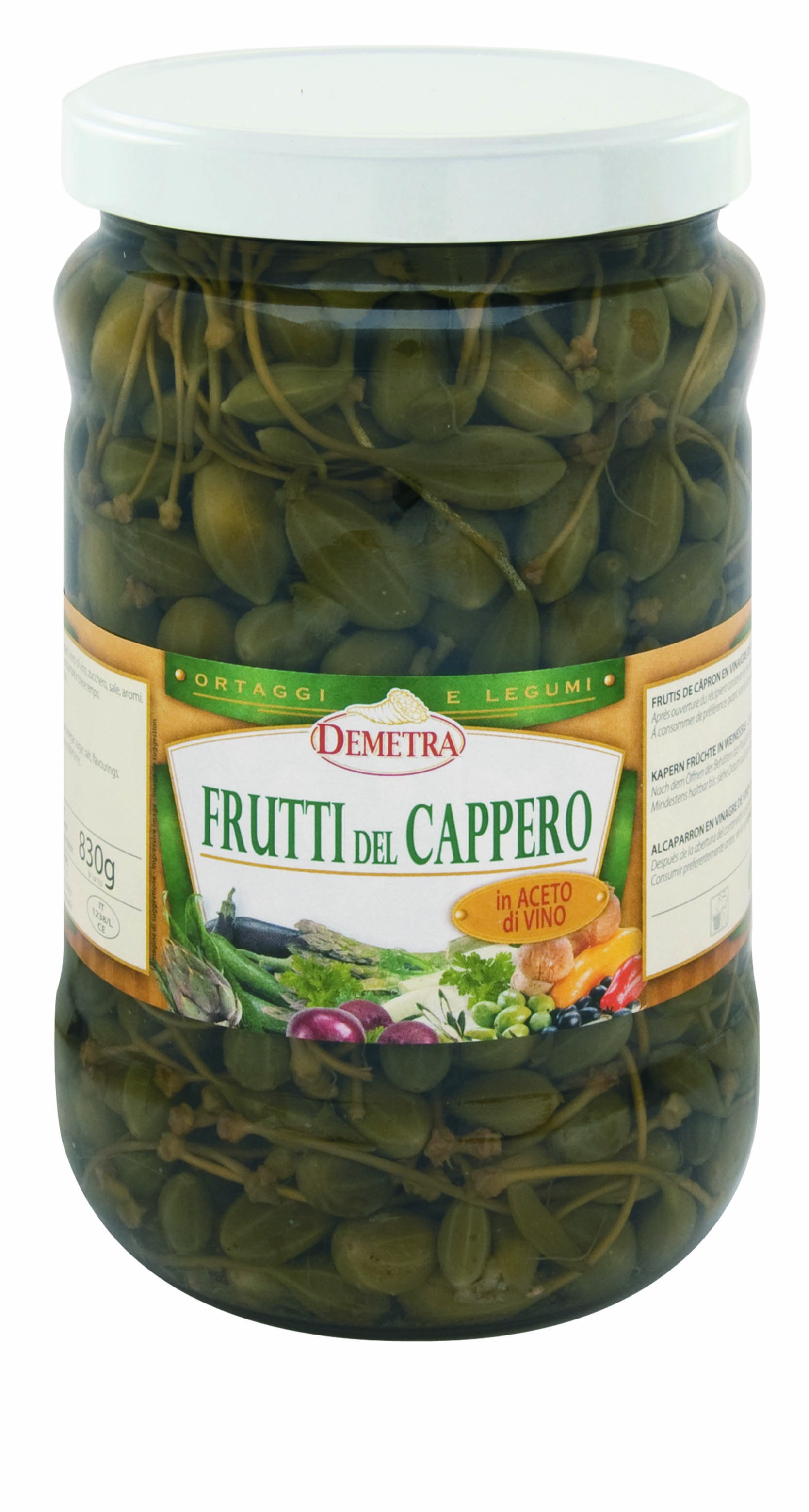 Бутоны капперсов в белом уксусе