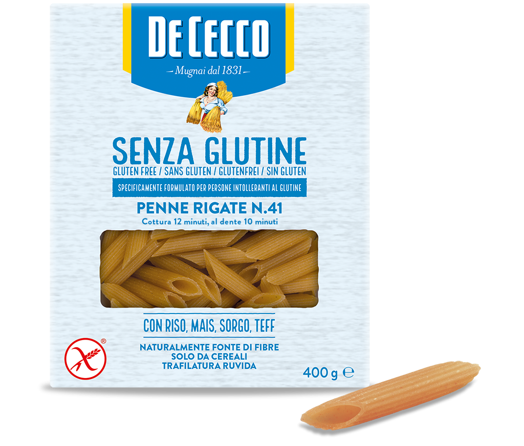 Макаронные изделия "Penne Rigate" БЕЗ ГЛЮТЕНА  400 гp