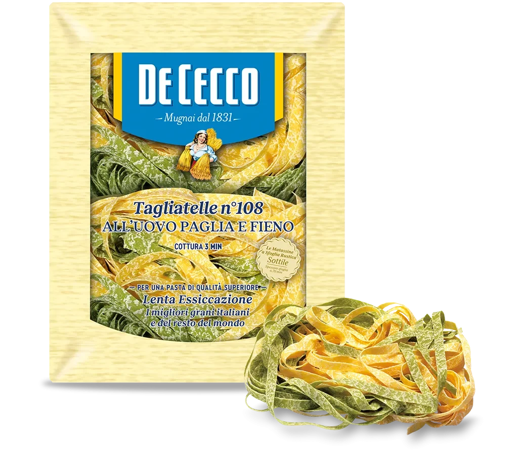 Паста "Tagliatelle  all'Vovo Paglia e Fieno" 250 гp