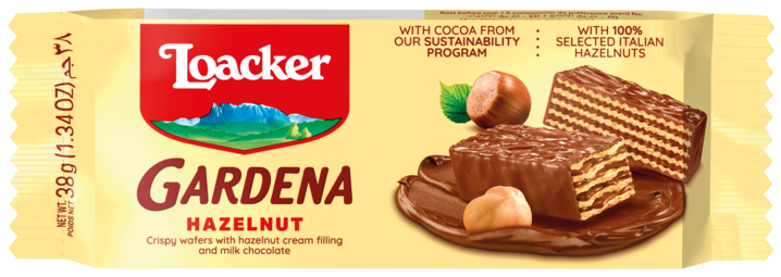 Loacker Gardena Вафли с лесным орехом 200г Hazelnut