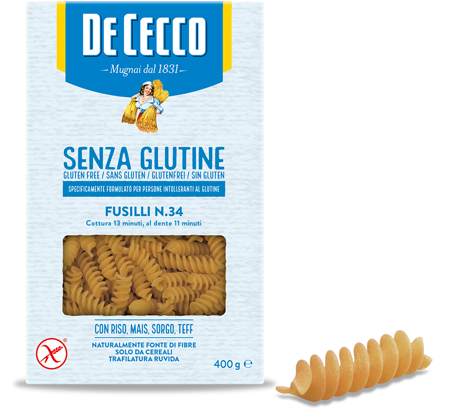 Макаронные изделия "Fusilli" БЕЗ ГЛЮТЕНА  400 гр