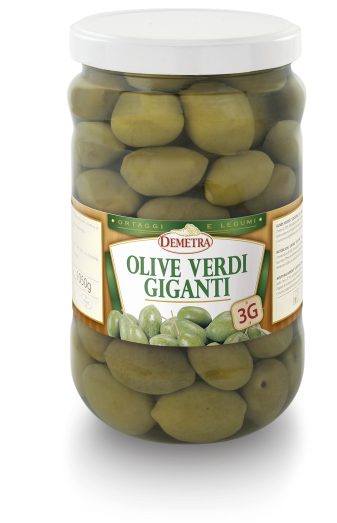 Гигантские зеленые оливки