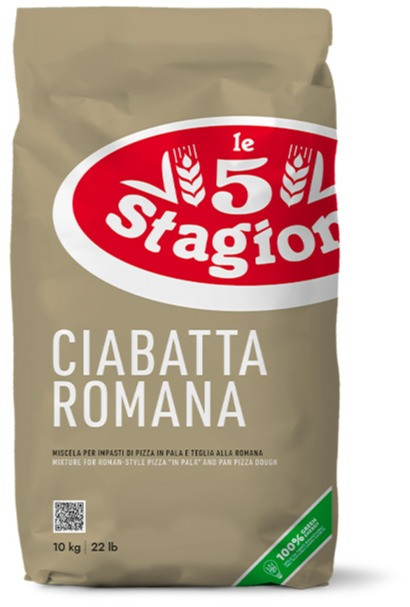 Готовая смесь для приготовления теста на пиццу "5 Stagioni" Ciabatta Romana