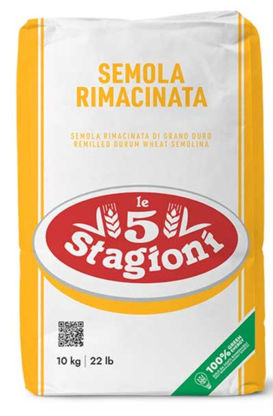 Мука "5 Stagioni" RIMACINATA 1 kg из тверд.сортов пшеницы