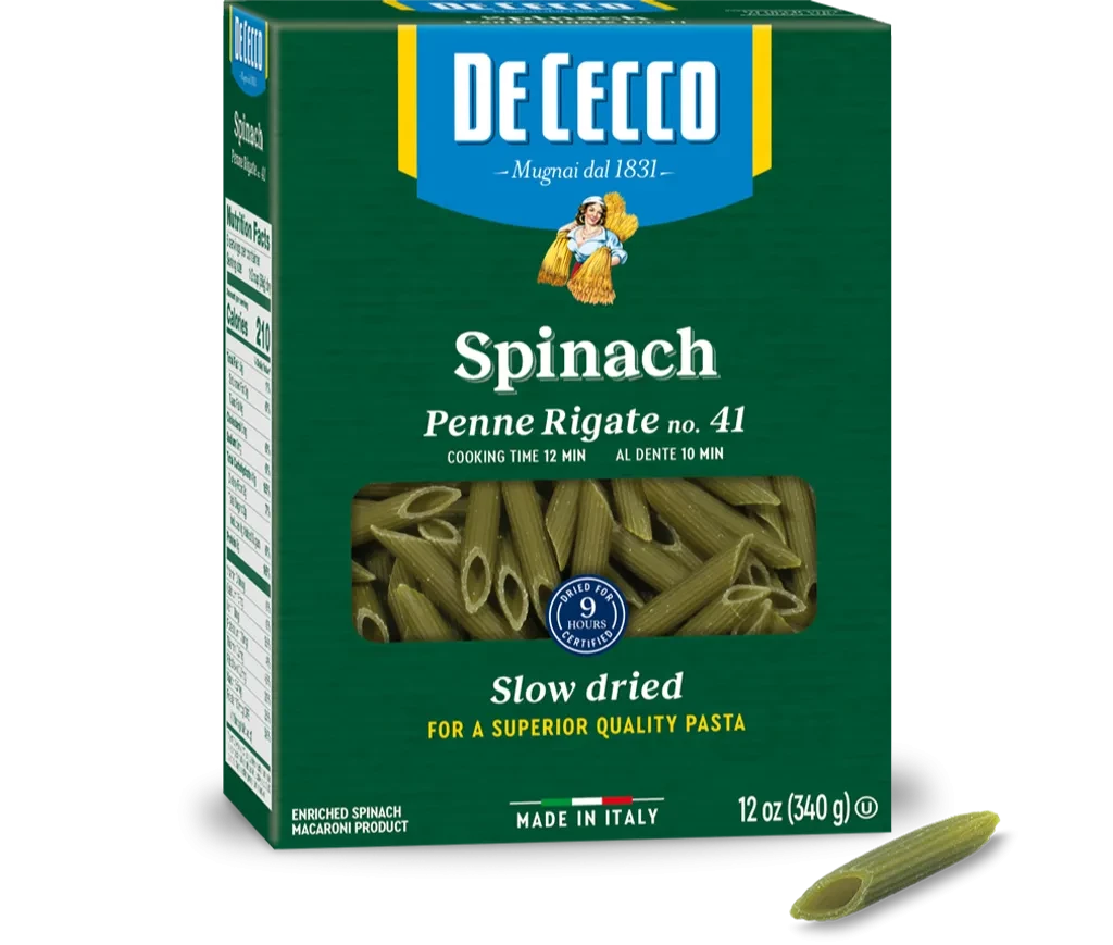 Макаронные изделия "Penne Rigate con Spinach" 500 гp