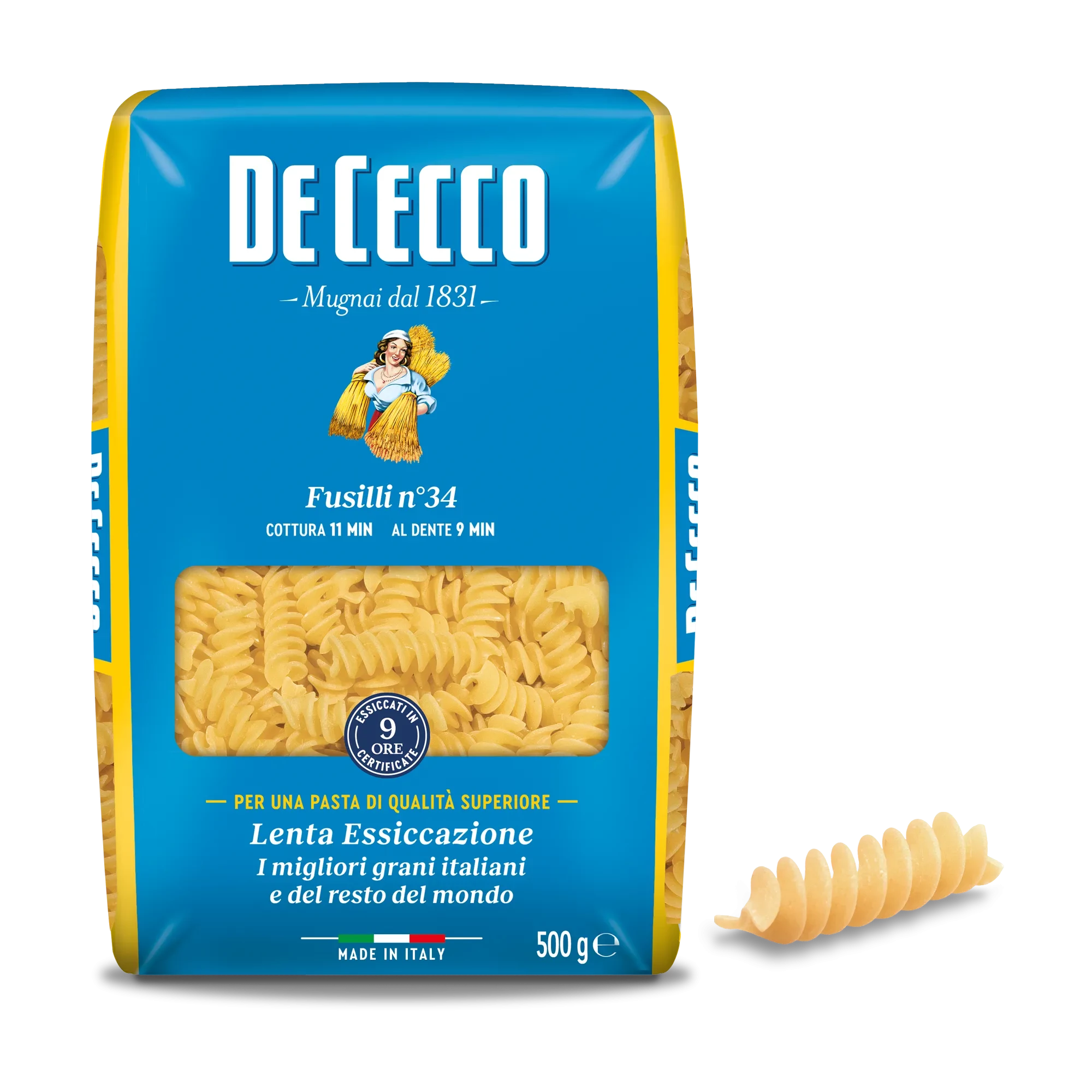 Макаронные изделия "Fusilli" De Cecco